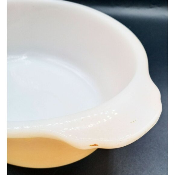 Anchor Hocking Fire King 1.5 Qt Oval Casserole Dish Vintage 467 Ovenware Orange - Picture 6 of 16